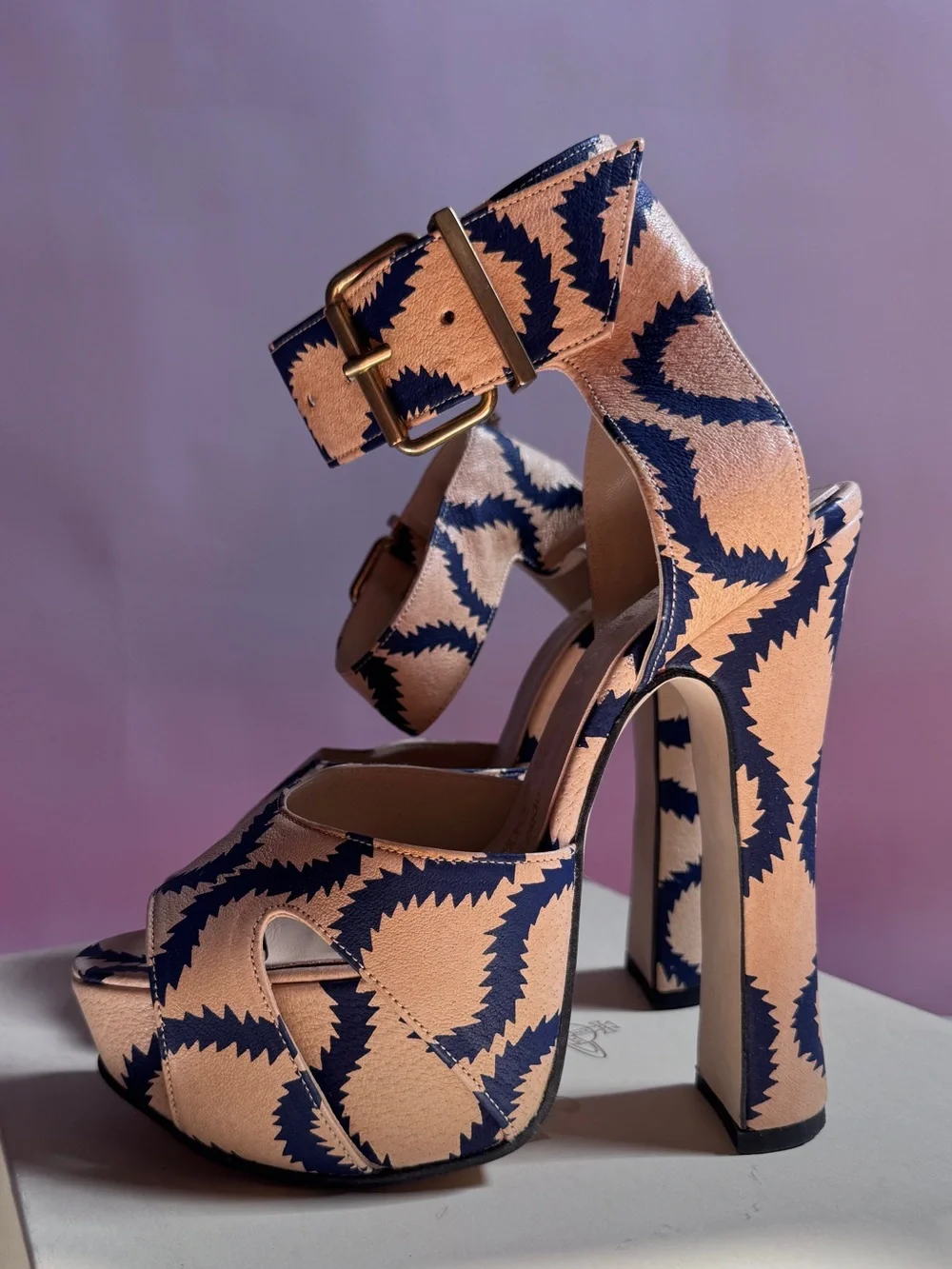 Vivienne Westwood SS13 BRAND NEW ELEVATED REGENT SLAVE SANDAL SQUIGLLE IT38 US8